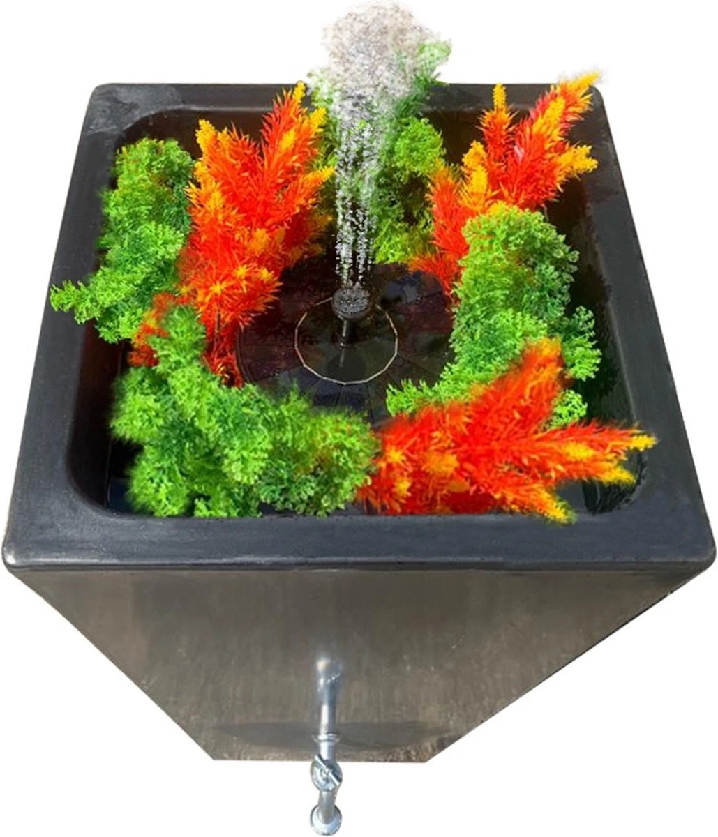 Prestige Manhattan 100L Regenton Zwart (incl. Kraantje) - Afbeelding 9