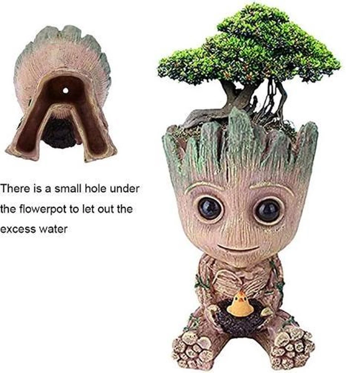 Grootted Planter Pot Baby Bloempot Met Chick - Afbeelding 4