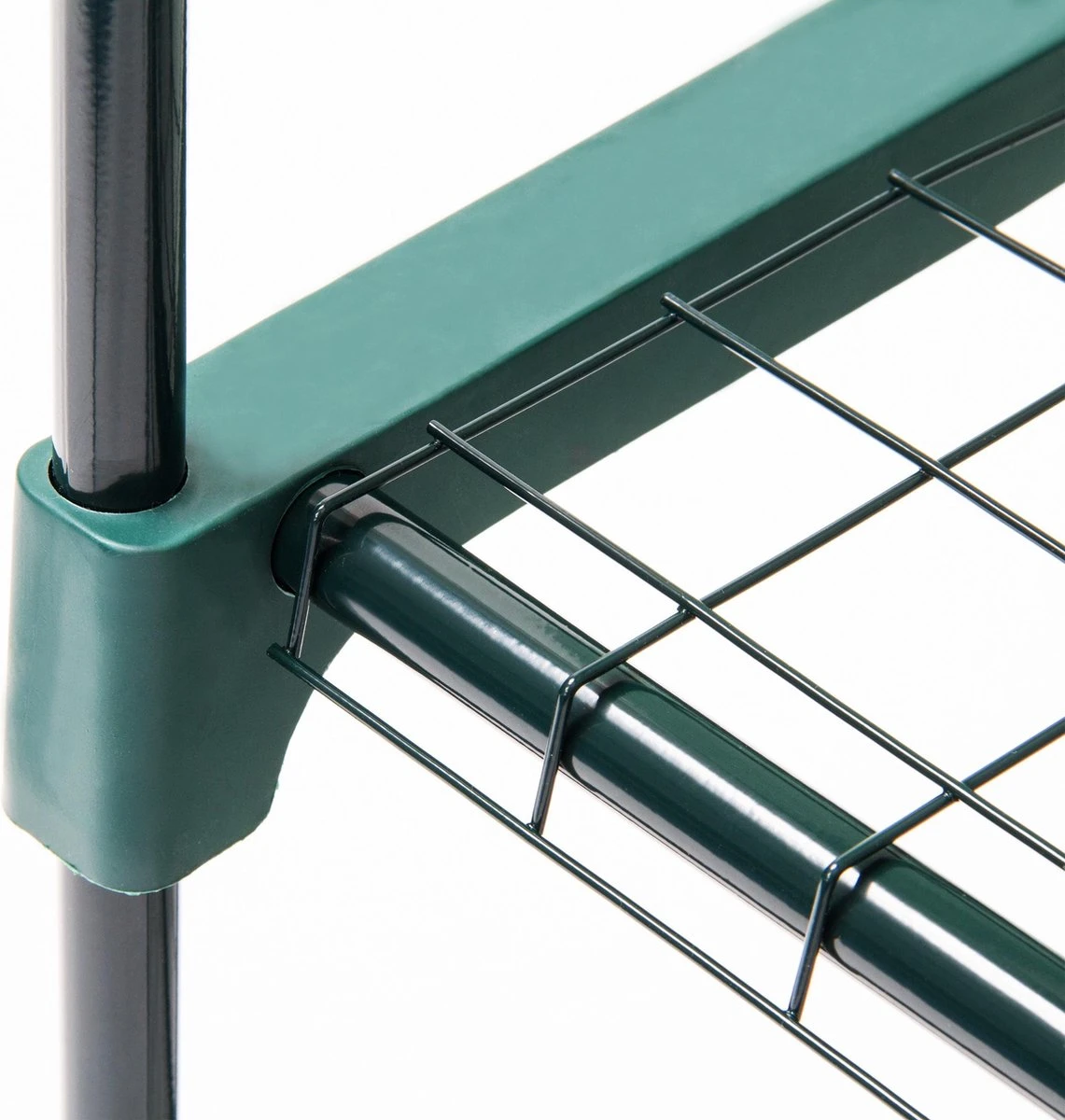 Relaxdays Kas Met Wielen - Tuinkas 3 Etages - Broeikas Kweekkas Tuin / Balkon 130 Cm Hoog - PE - Afbeelding 7