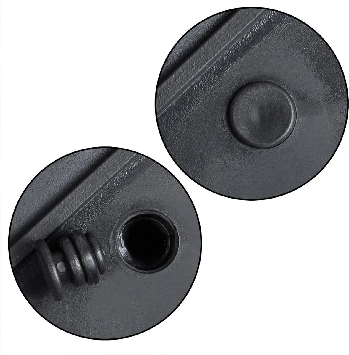 Casaria Staande Plantenbak – Met Waterafvoer 83x30,5x60cm - Zwart - Afbeelding 7