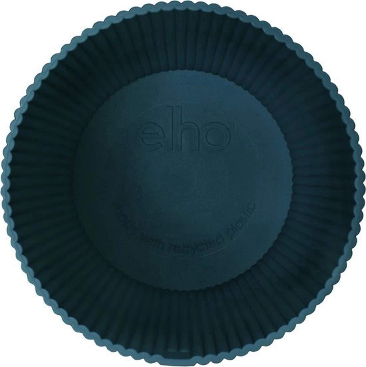 Elho Vibes Fold Rond 22 - Bloempot Voor Binnen - Ø 22.0 X H 20.2 Cm - Diepblauw - Afbeelding 3