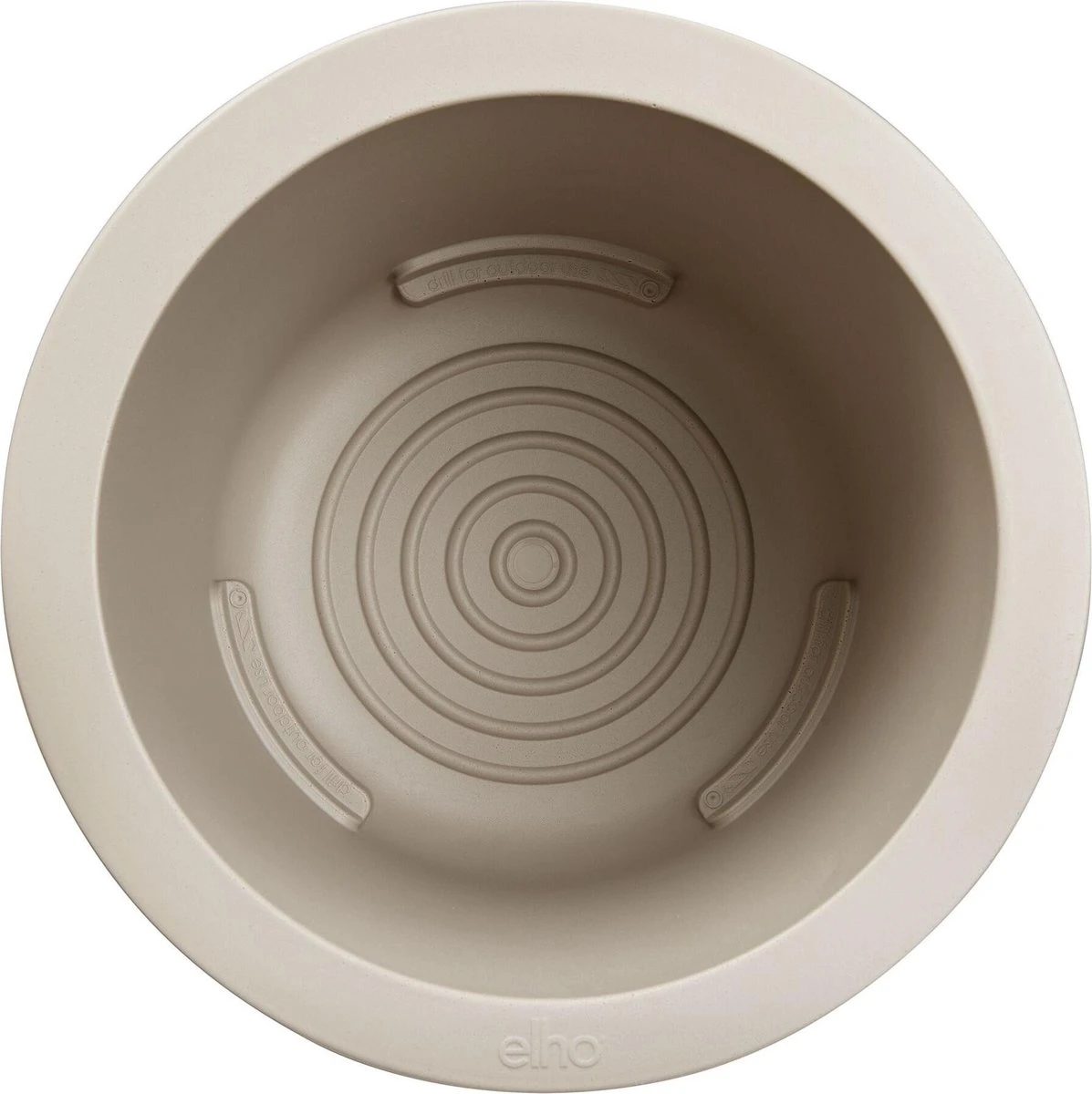 Elho Pure Coupe 35 - Bloempot Voor Binnen & Buiten - Ø 34.9 X H 49.0 Cm - Beige/Balanced Beige - Afbeelding 7