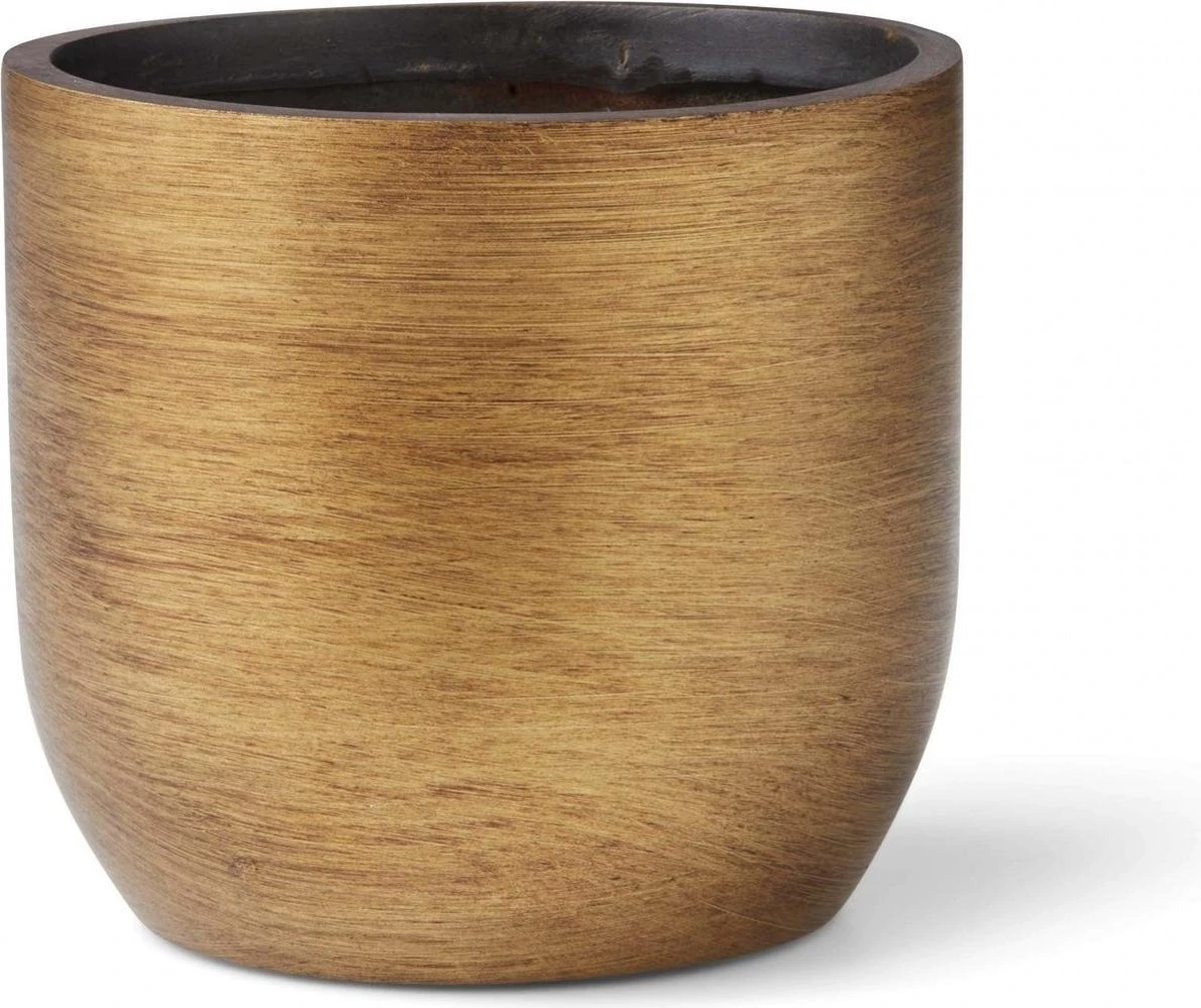 Capi Europe - Bloempot Bol Retro - 23x21 - Goud - Bloempot Voor Binnen - BRTG134 - Afbeelding 8