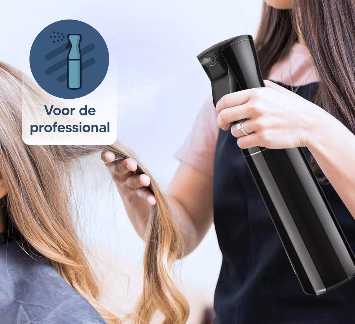 Johannes & Co Waterspuit Zwart - Waterverstuiver Mist Verstuiver Haar - Afbeelding 11