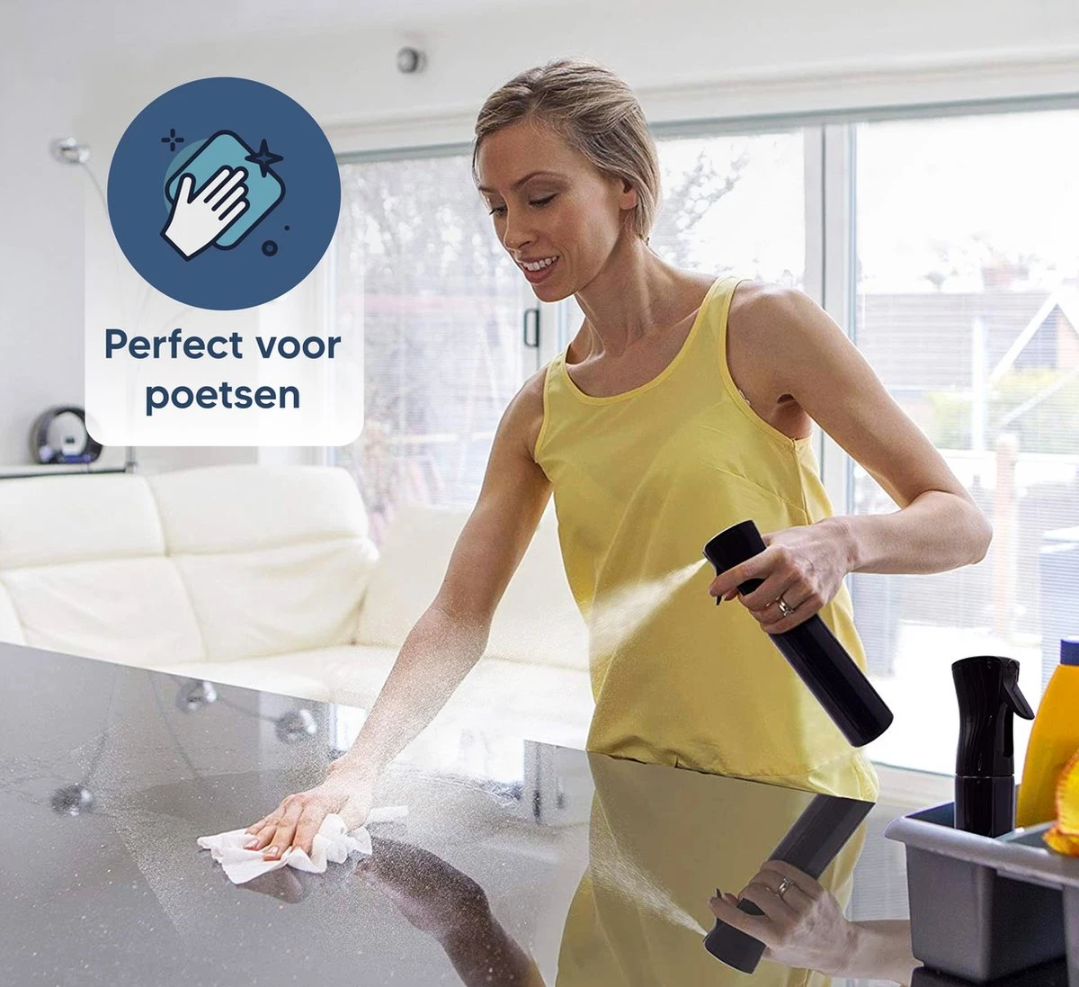 Johannes & Co Waterspuit Zwart - Waterverstuiver Mist Verstuiver Haar - Afbeelding 10