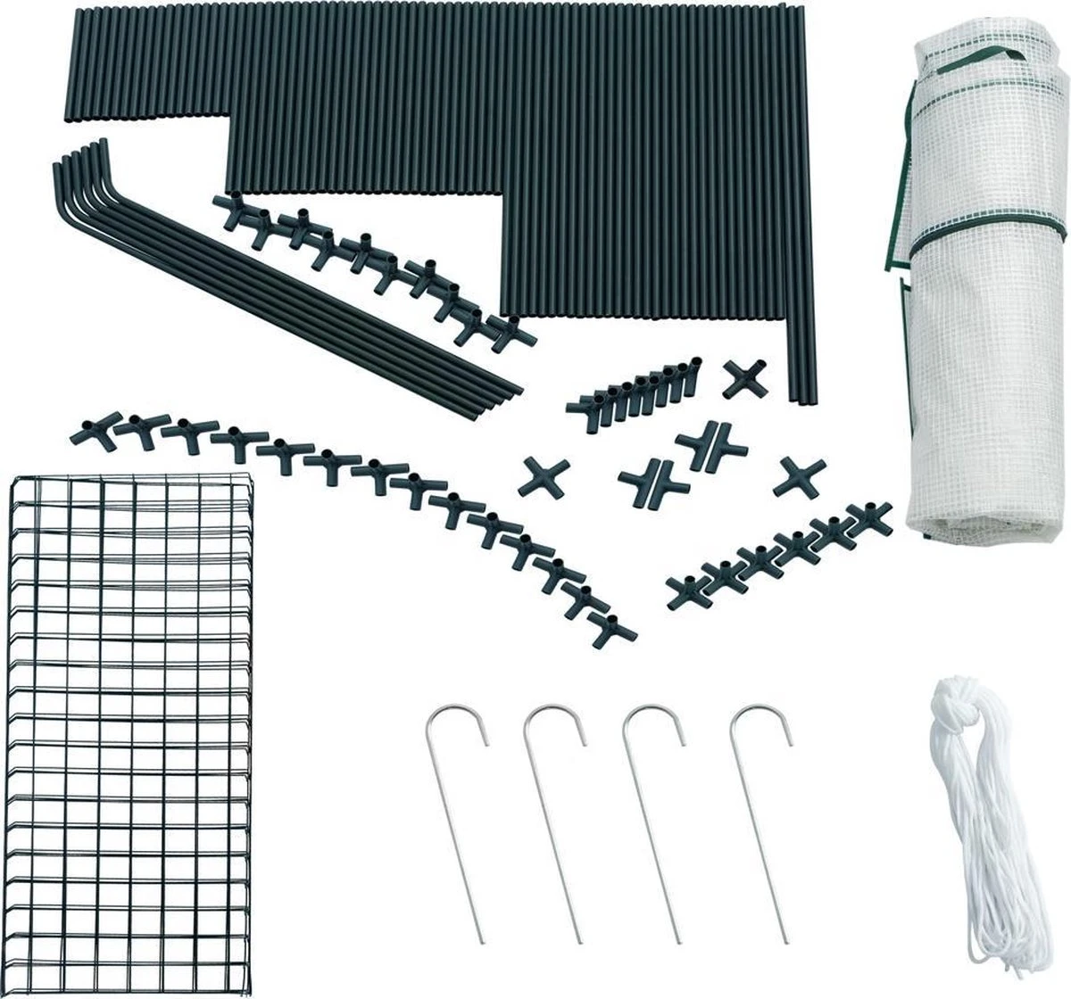 Gardebruk Kweekkas 2m² - 8 Legplanken & 4 Ramen - 195x143x143 Cm - Afbeelding 10