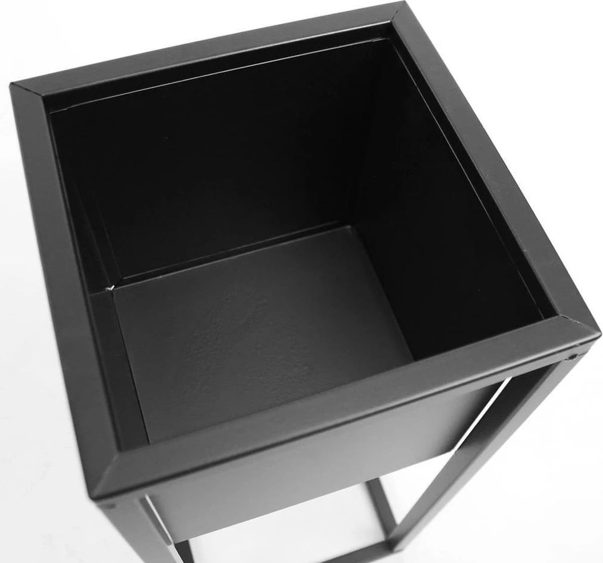 Bloempot - Metaal - Bloemen - Plantenpot - Voor Binnen - Zwart - 70 Cm - Afbeelding 5