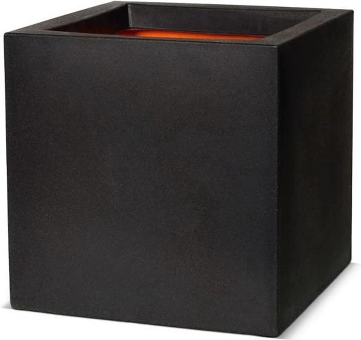 Capi Europe - Bloempot Vierkant Smooth NL - 30x30x30 - Zwart - Voor Binnen En Buiten - KBL902 - Afbeelding 13