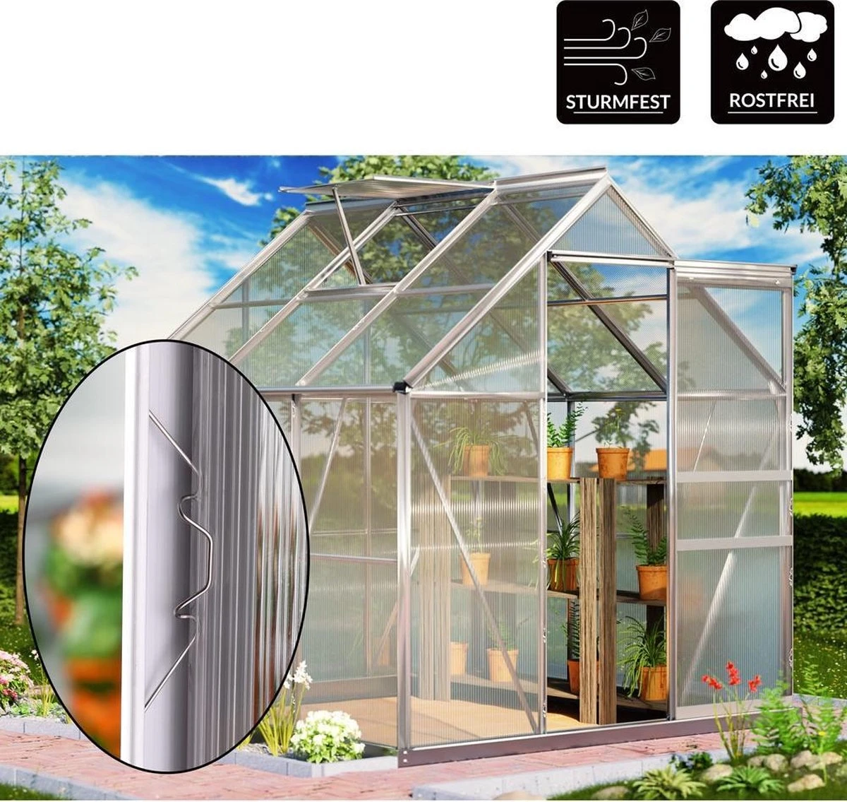 Deuba Kasklemmen RVS - 100 Stuks – Afmeting 85 X 30 X 1,5 Mm – Zilver - Afbeelding 4