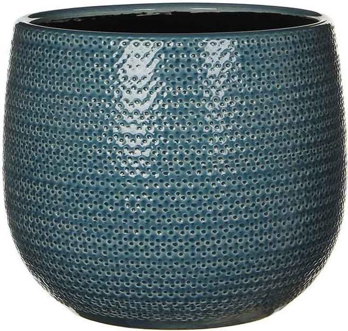 Mica Decorations Gabriel Bloempot - H20 X Ø25 Cm - Keramiek - Blauw - Afbeelding 10