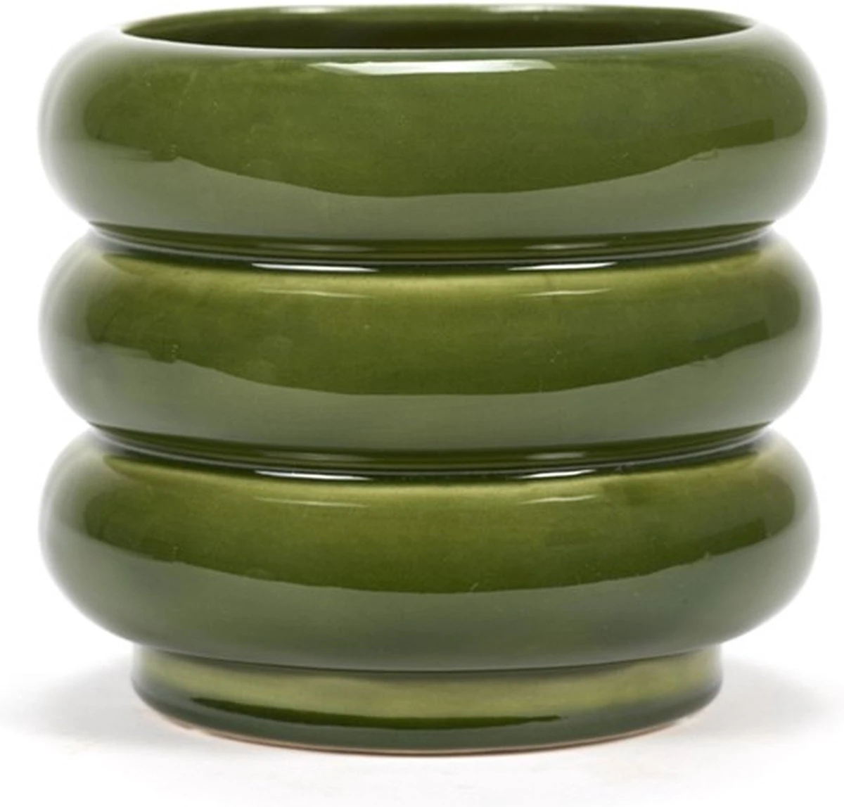 Serax Bloempot-Sierpot Groen D 14.5 Cm H 12,5 Cm