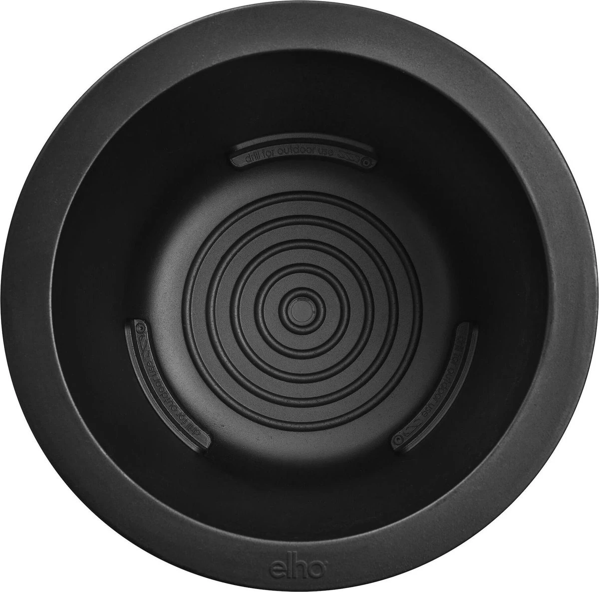 Elho Pure Coupe 35 - Bloempot Voor Binnen & Buiten - Ø 34.9 X H 49.0 Cm - Zwart/Zwart - Afbeelding 7