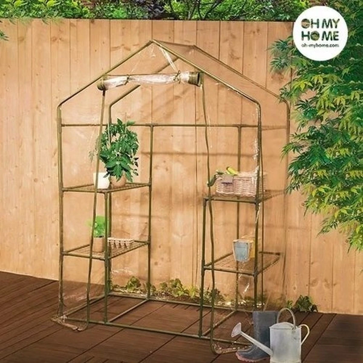 Merkloos Tuinkas - 143 X 73 X 195 Cm - Afbeelding 7