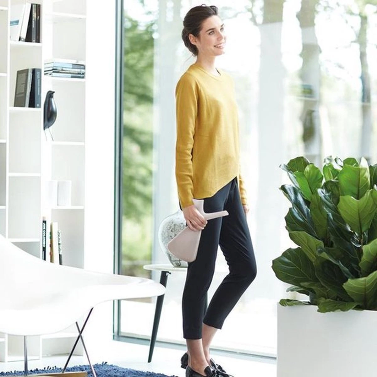 Elho Plunge Gieter 20 - Gieter Voor Binnenaccessoires - Ø 15.0 X H 29.5 Cm - Grijs/Warm Grijs - Afbeelding 3