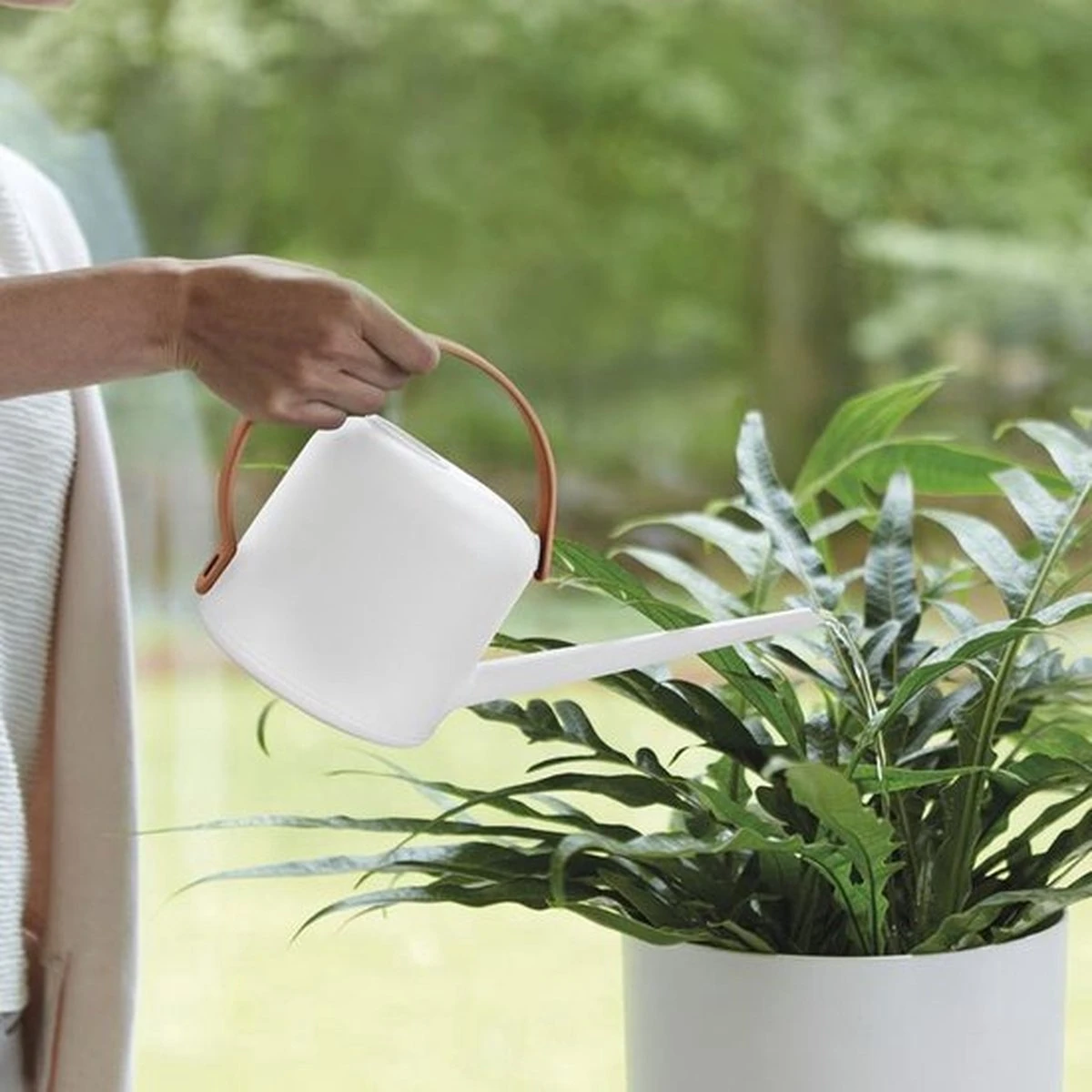 Elho B.for Soft Gieter 30 - Gieter Voor Binnenaccessoires - Ø 31.3 X H 0.0 Cm - Wit/Wit - Afbeelding 4