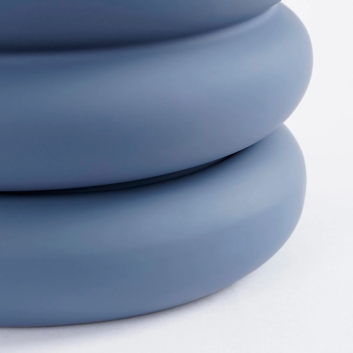 Mica Decorations Ilse Bloempot Met Schotel - H16 X Ø18,5 Cm - Keramiek - Blauw - Afbeelding 4