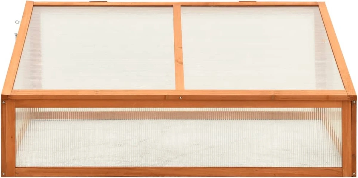 VidaXL Broeikas 100x65x40 Cm Vurenhout - Afbeelding 6