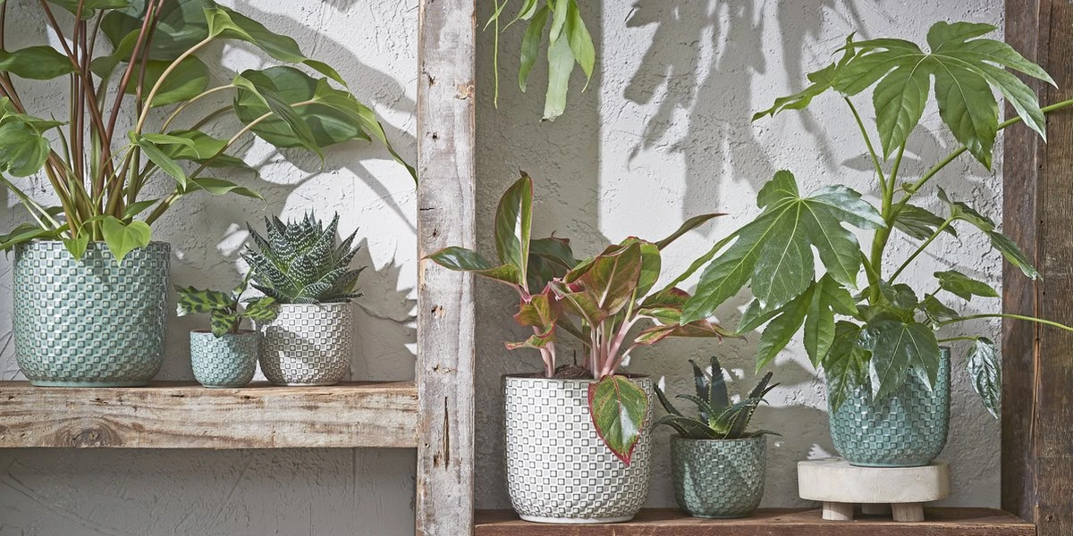 Mica Decorations Daan Bloempot - H17,5 X Ø19 Cm - Groen - Afbeelding 6