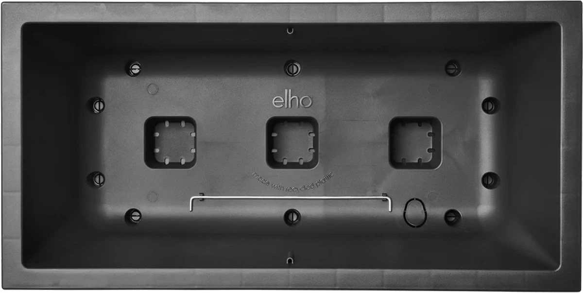 Elho Vivo Next Lang 60 - Bloempot Voor Binnen & Buiten - Ø 59.0 X H 29.2 Cm - Zwart/Living Black - Afbeelding 11