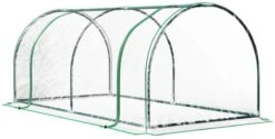 Tunnelkas - Tuinkas - Kweekkas - Broeikas - Kweektent - Kas - 200 X 100 X 80 Cm - Transparant