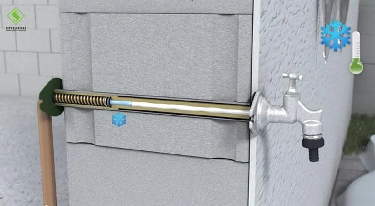 VSH SEPP Eis Vorstvrije Buitenkraan - Krukbediening - Afbeelding 2