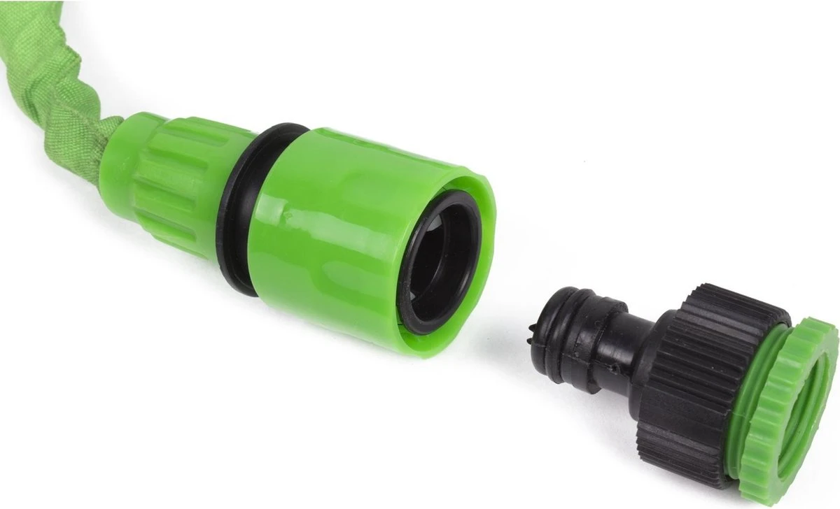 Benson - Tuinslang - Fexibel - 10 Meter - Tuinslang Met Koppeling - Spuitpistool - Groen - Afbeelding 3