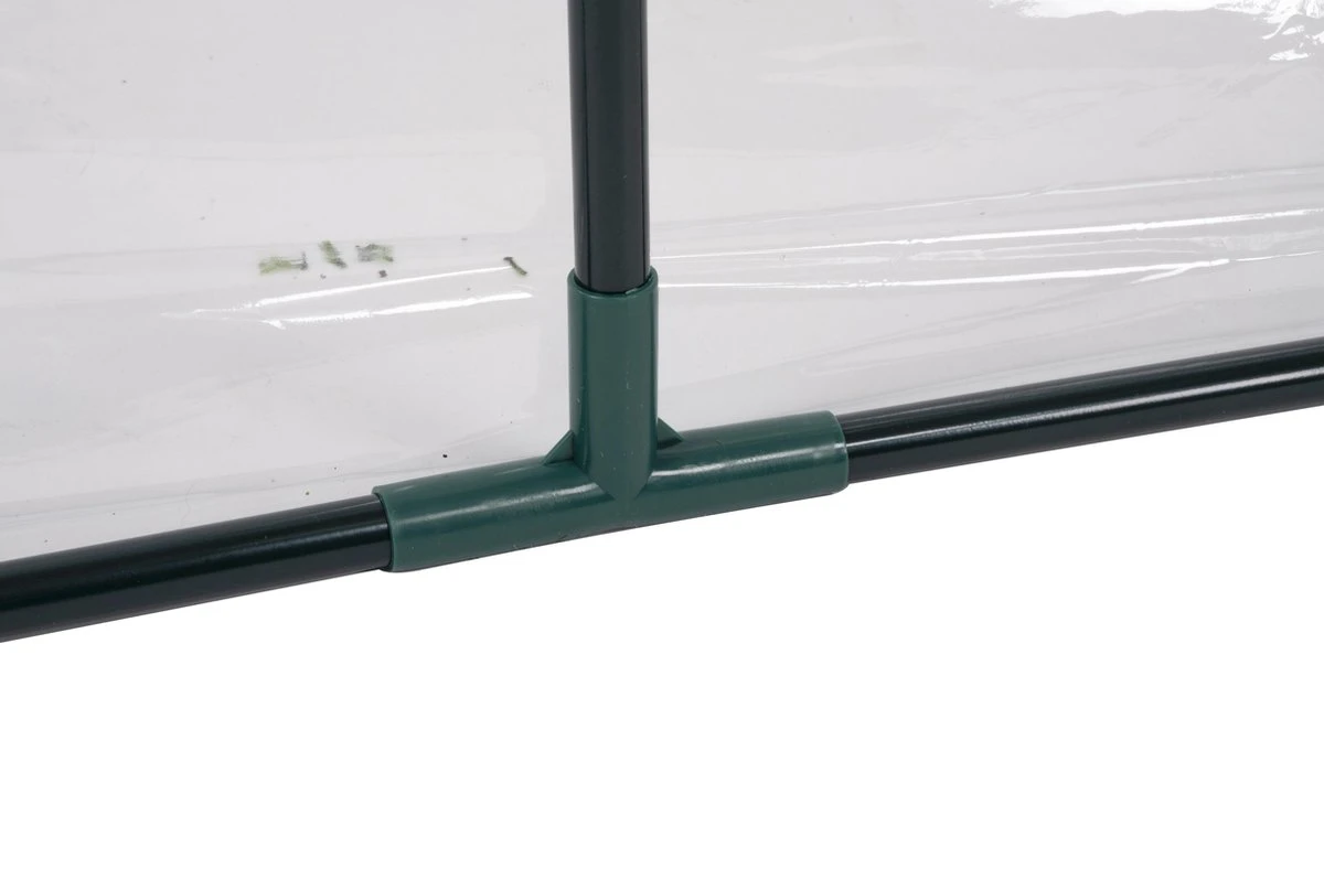 Kinzo Garden Broeikas - Tunnelkas - Met Rits - Staal - 130x60x50cm - Afbeelding 6