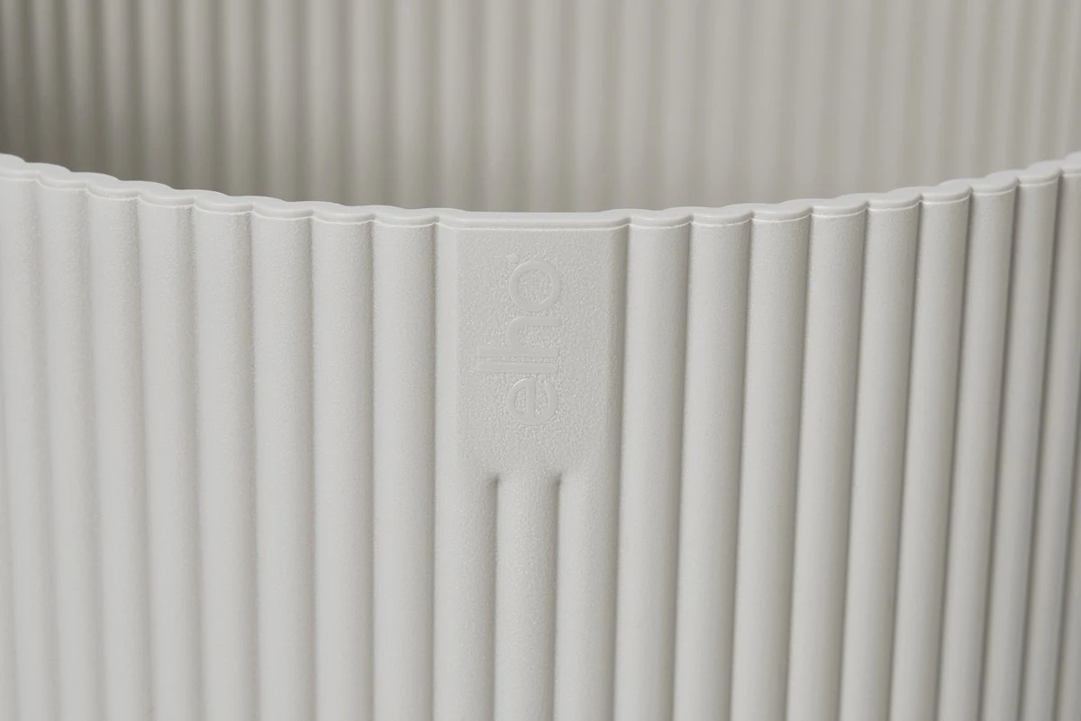 Elho Vibes Fold Rond 30 - Bloempot Voor Binnen - Ø 29.5 X H 27.2 Cm - Zijdewit - Afbeelding 9