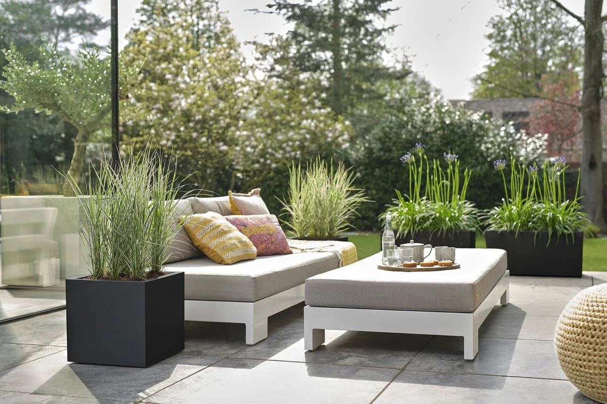 Elho Vivo Next Vierkant 40 - Plantenbak Voor Binnen & Buiten - Ø 39.0 X H 37.9 Cm - Zwart/Living Black - Afbeelding 5