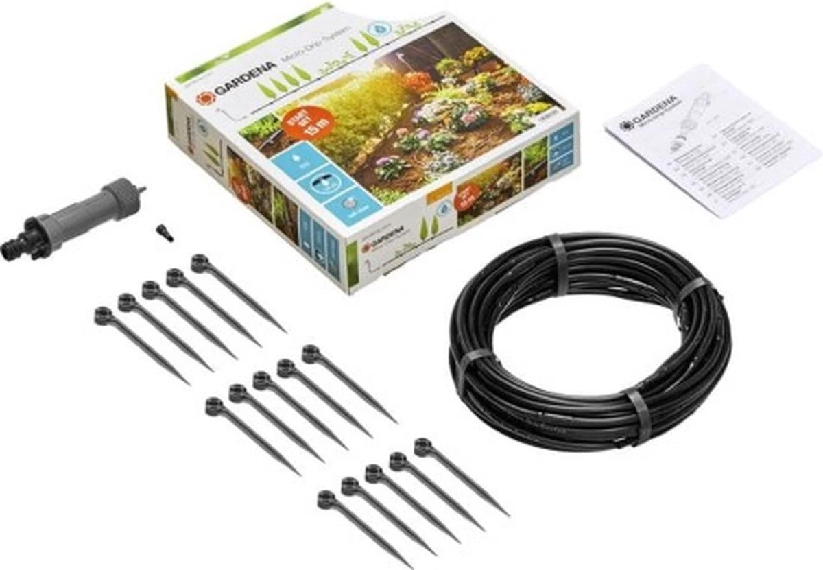GARDENA Micro Drip System Startset S - Voor Rijplanten Druppelsysteem- 15 Meter - Afbeelding 14