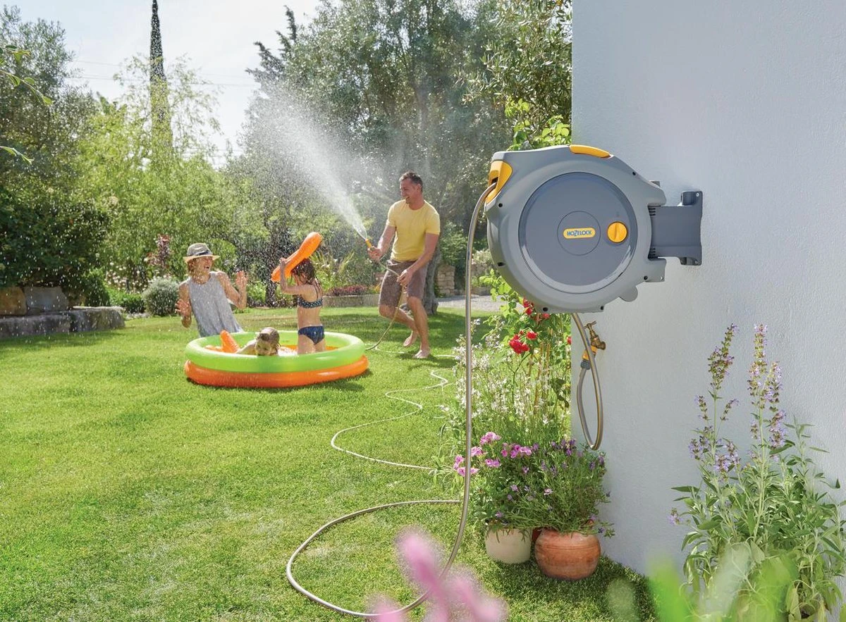 Hozelock AutoReel Slangenhouder / Wandslangbox 20m - Ø12,5mm - Afbeelding 5