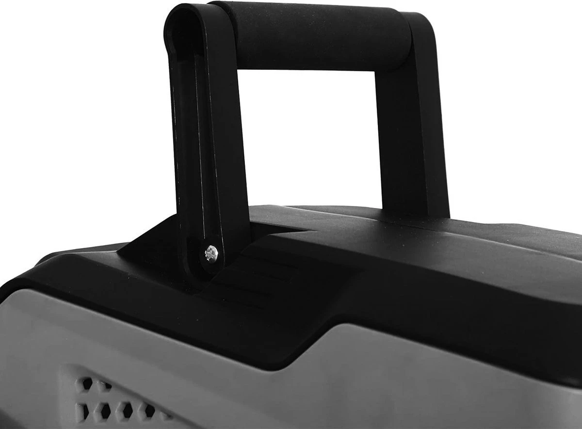 CoolHome Wandslangenbox 15 Meter + 1,5 Meter - Tuinslang Met Haspel- Slangenhouder 180° Draaibaar - Tuinslanghaspel Zwart - Grijs - Afbeelding 4