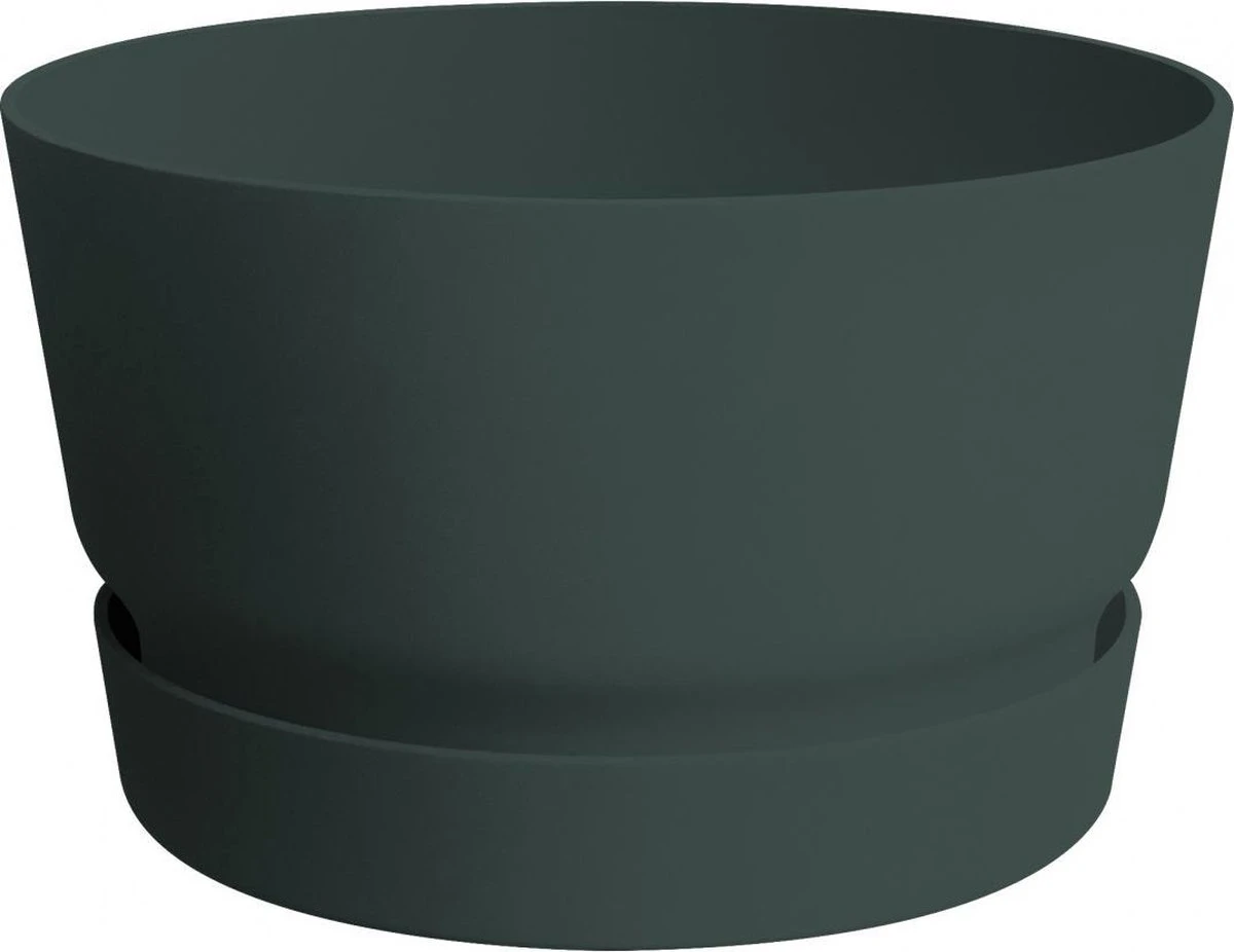 Elho Greenville Schaal 33 - Bloempot Voor Buiten - Ø 32.5 X H 19.4 Cm - Groen/Blad Groen - Afbeelding 6