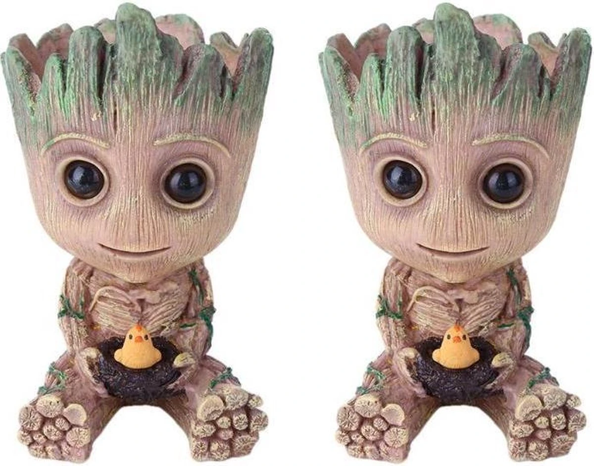 Grootted Planter Pot Baby Bloempot Met Chick - Afbeelding 6