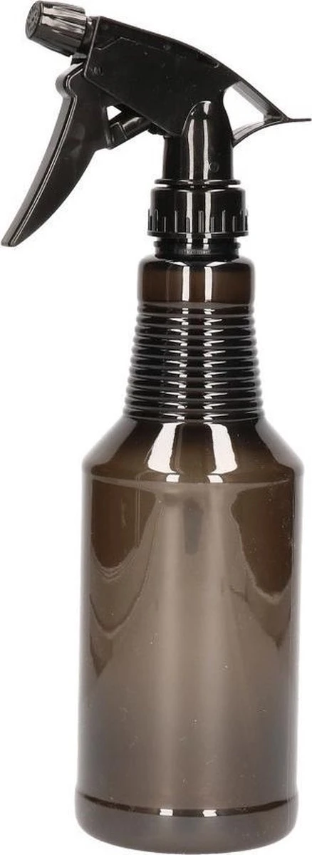Waterverstuivers/spuitflessen 500 Ml Zwart - Plantenspuiten/schoonmaakspuiten