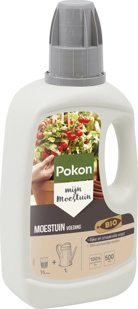 Pokon Bio Moestuinvoeding - 500ml - Plantenvoeding - 14ml Per 1l Water - Afbeelding 2