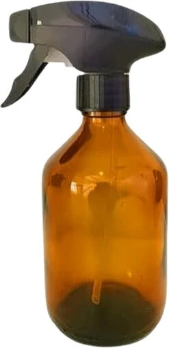 24DOTS Living Plantenspuit | 300 Ml Bruin Amber Glas | Plantensproeier | Plantenspuit Binnen | Waterverstuiver | Vernevelaar