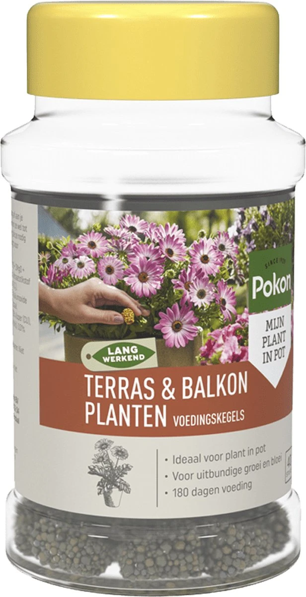 Pokon Voedingskegels Voor Terras- & Balkonplanten - 40 Stuks - 180 Dagen Voeding - Plantenvoeding - Afbeelding 7