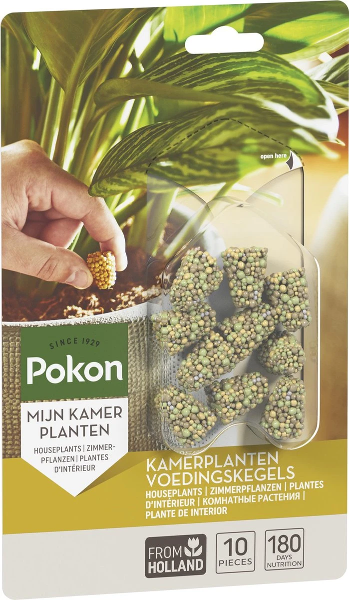 Pokon Kamerplanten Voedingskegels - 10st - Plantenvoeding - 6 Maanden Voeding - Afbeelding 5