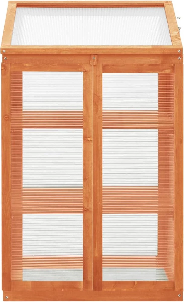 VidaXL Broeikas 60x45x100 Cm Vurenhout - Afbeelding 5