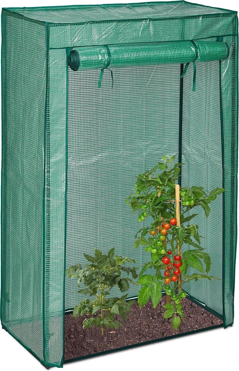 Relaxdays Tomatenkas 150x100x50 Cm - Tuinkas Tomaten - Foliekas - Serre - Kweekkas - PVC - Afbeelding 20