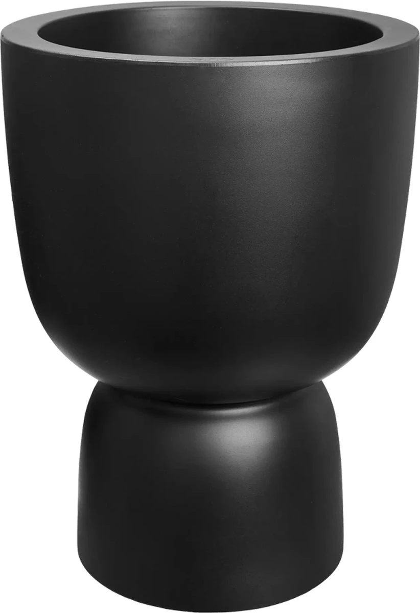 Elho Pure Coupe 35 - Bloempot Voor Binnen & Buiten - Ø 34.9 X H 49.0 Cm - Zwart/Zwart - Afbeelding 17