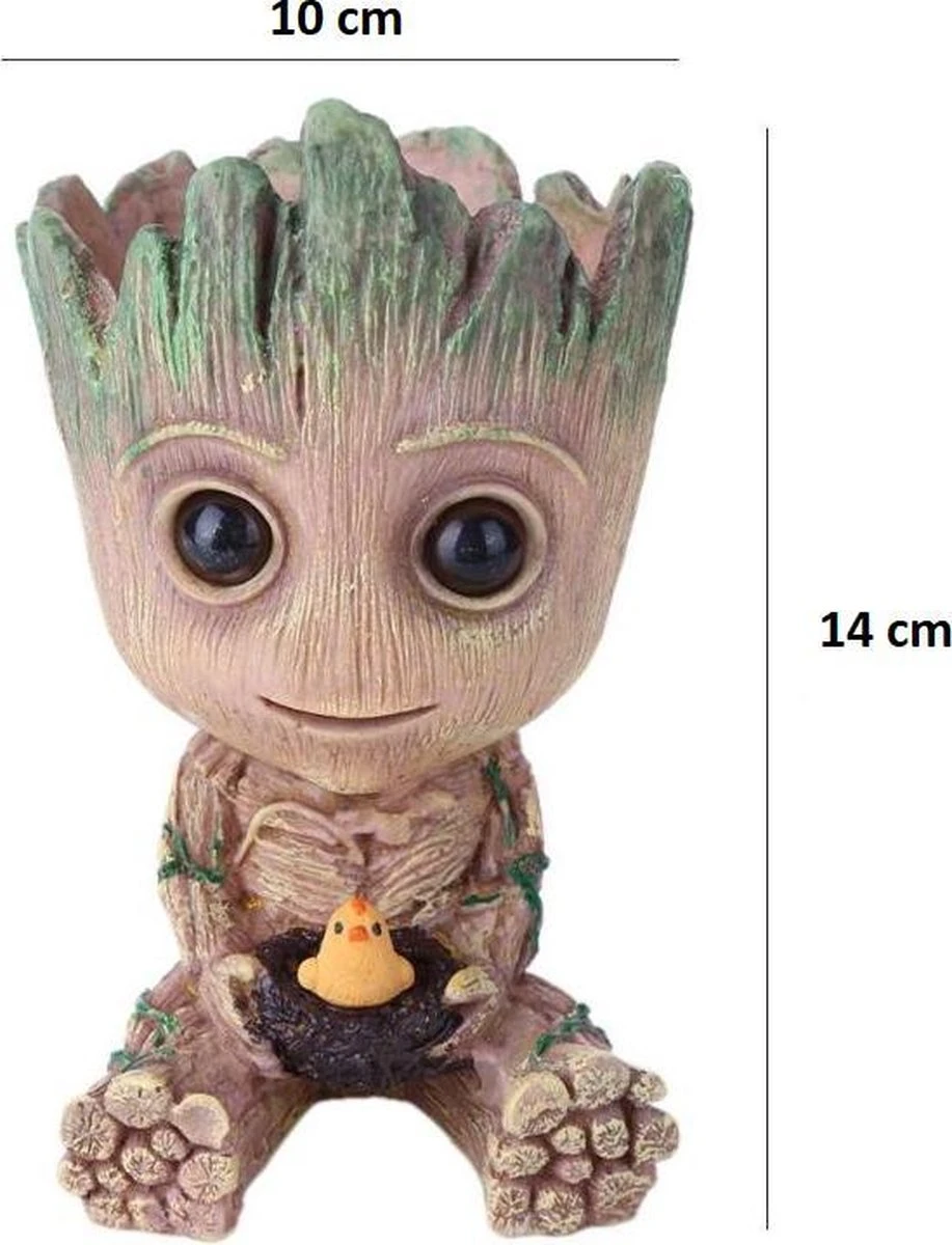 Grootted Planter Pot Baby Bloempot Met Chick - Afbeelding 8