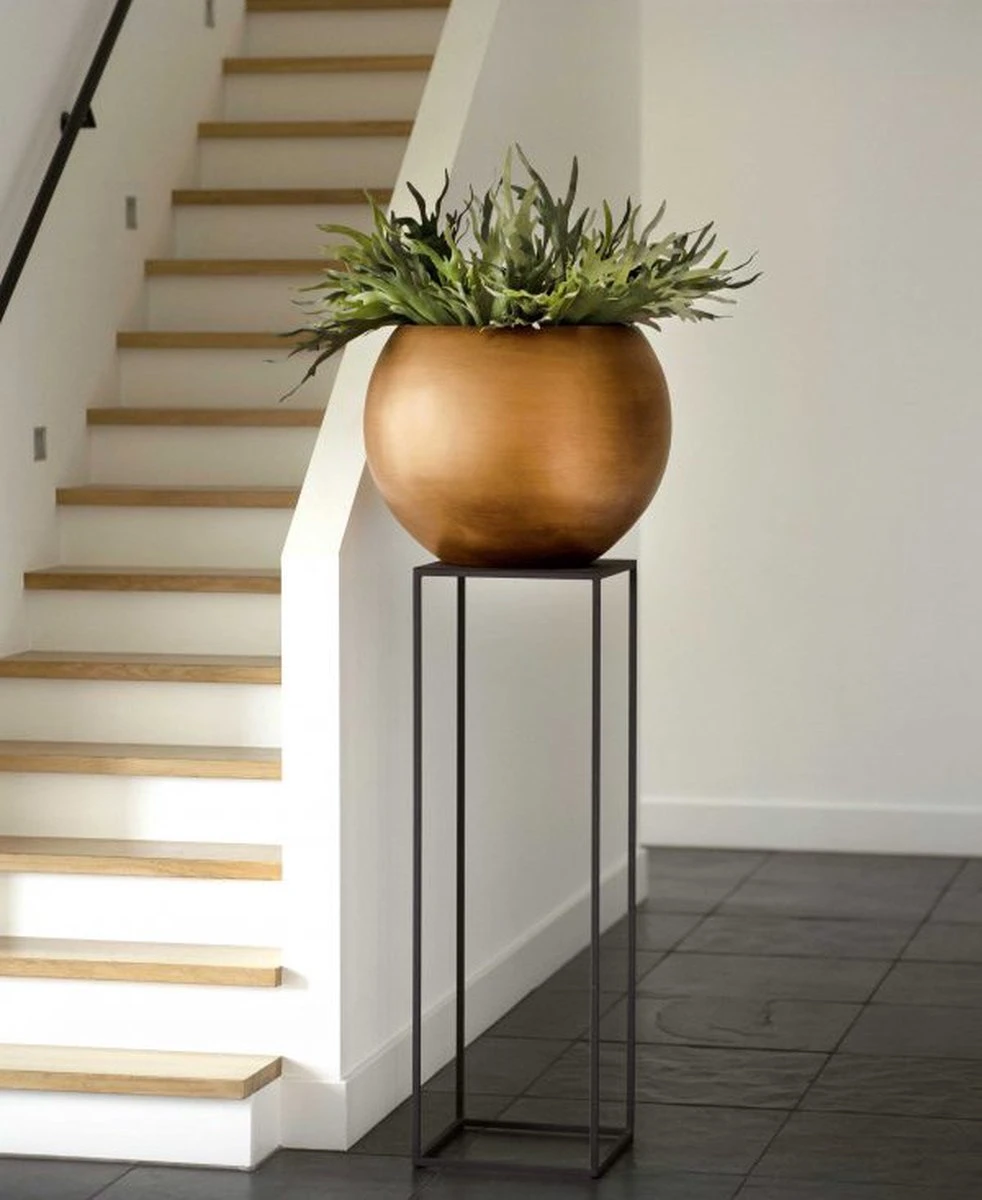 Capi Europe - Vaas Bol Retro - 30x25 - Goud - Bloempot Voor Binnen - BRTG104 - Afbeelding 3