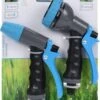 2x Tuinslang Sproeipistool/spuitpistool/sproeikop - Tuinier/tuinslang Benodigdheden